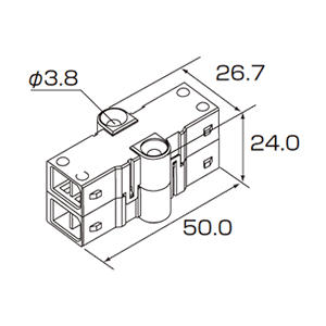 寸法:ターミナルブロックM2
