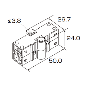 寸法：ターミナルブロックM2